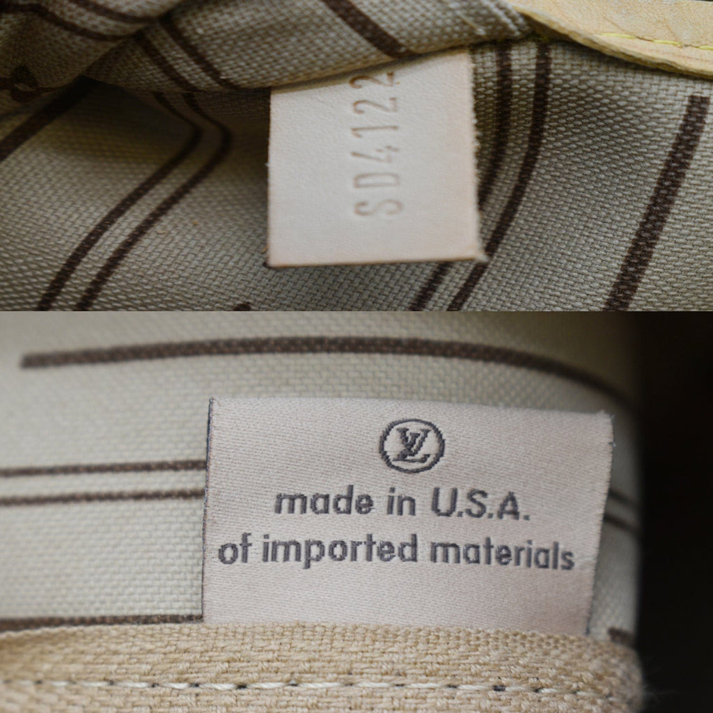 LOUIS VUITTON Neverfull GM Monogram Canvas Tote Bag Brown