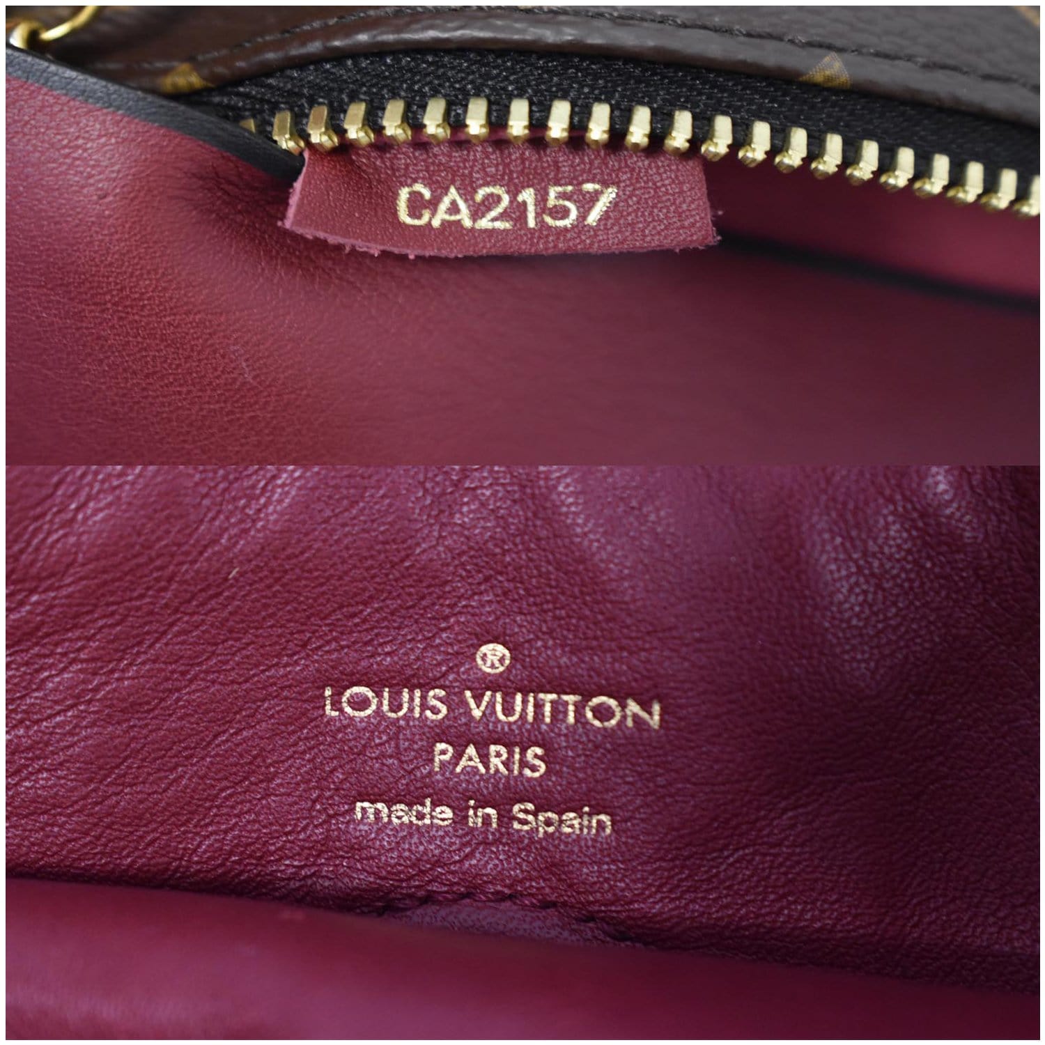 LOUIS VUITTON Tuileries Besace Monogram Canvas Shoulder Bag Rose Bruyere