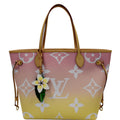 LOUIS VUITTON Neverfull MM Pool Monogram Giant Tote Shoulder Bag Light Pink