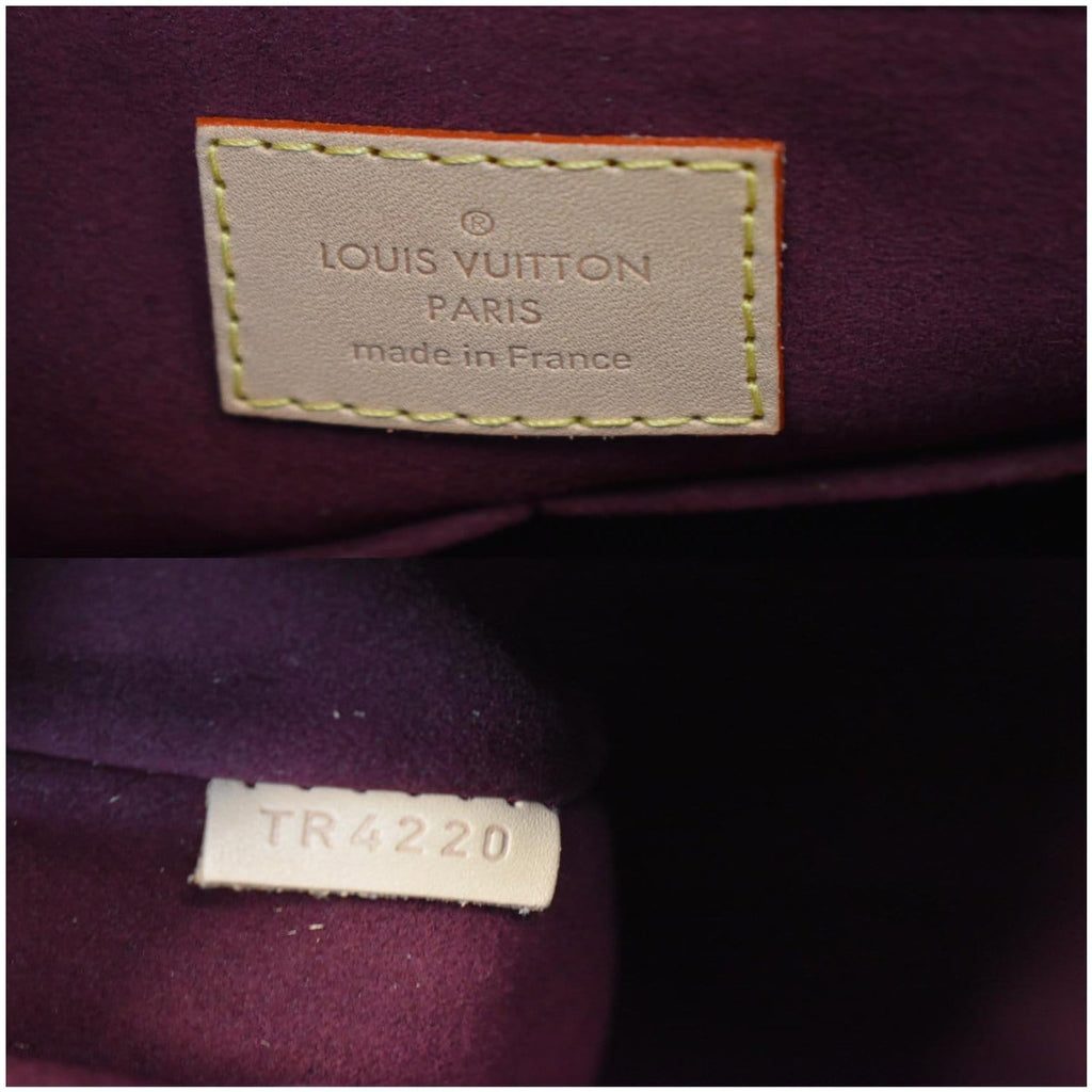 LOUIS VUITTON Soufflot MM Monogram Canvas Shoulder Bag Brown
