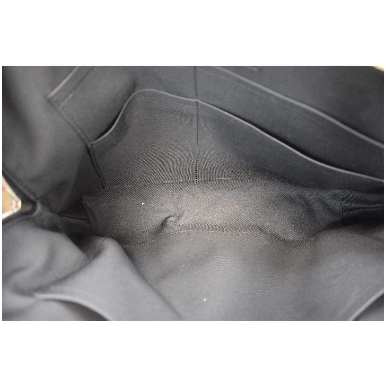 LOUIS VUITTON Porte-Documents Jour Graphite Briefcase Shoulder Bag Black