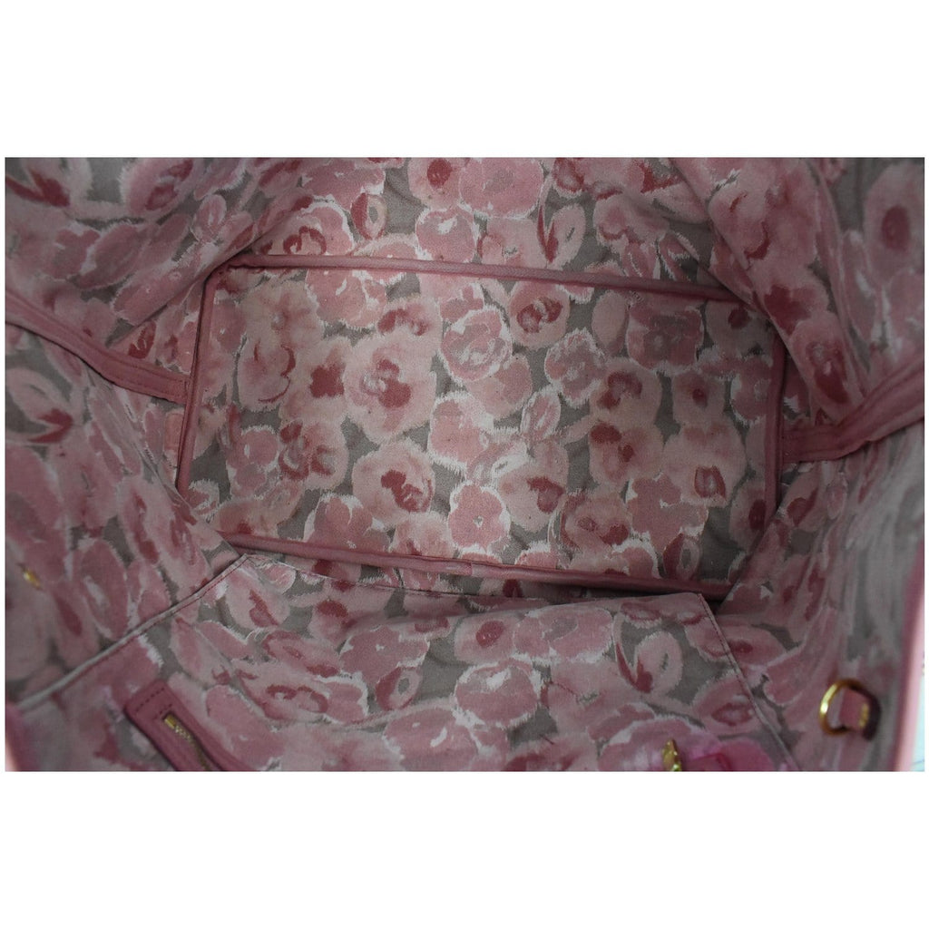 LOUIS VUITTON Neverfull GM Limited Edition Monogram Ikat Tote Bag Rose Velours