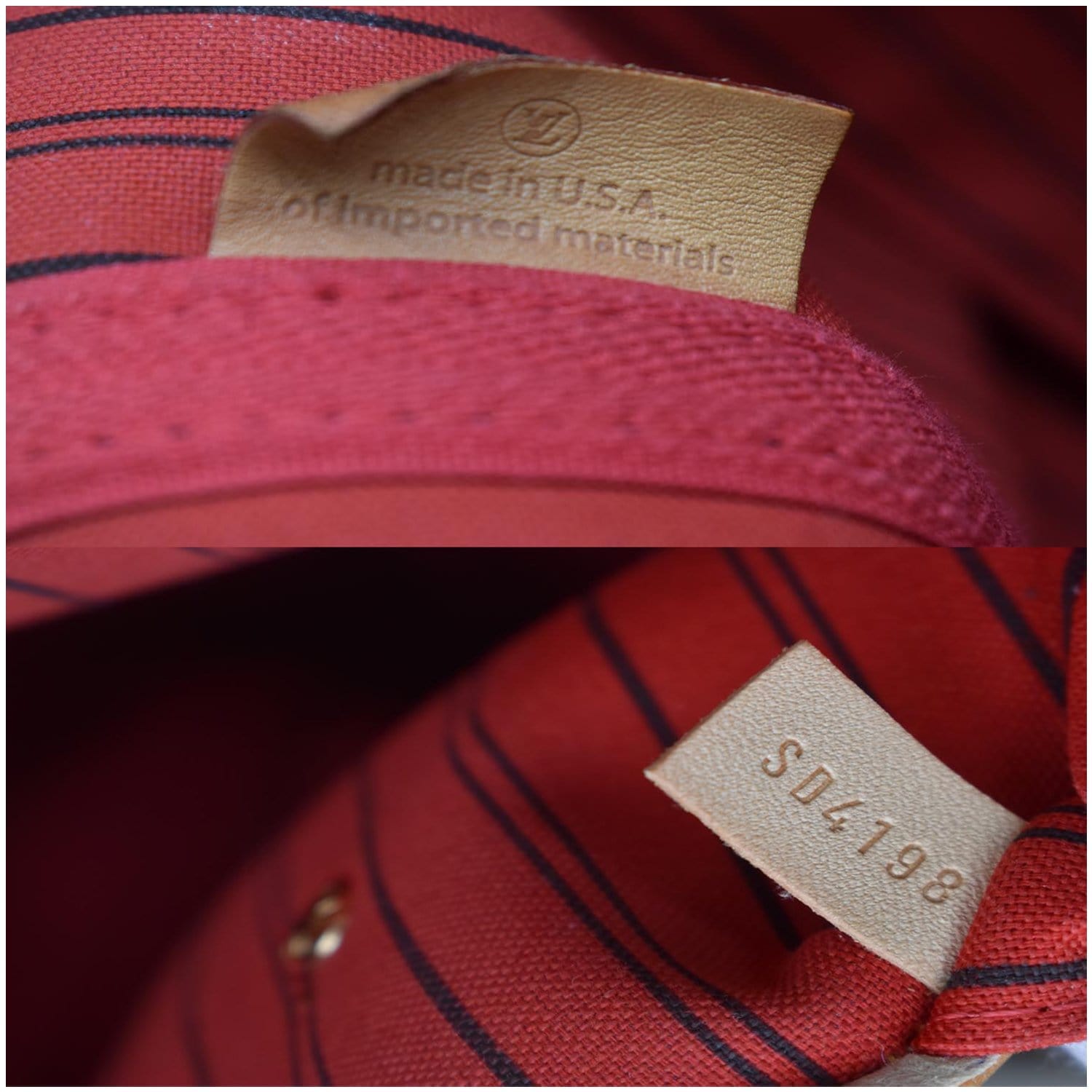 LOUIS VUITTON Neverfull MM Monogram Canvas Tote Bag Brown