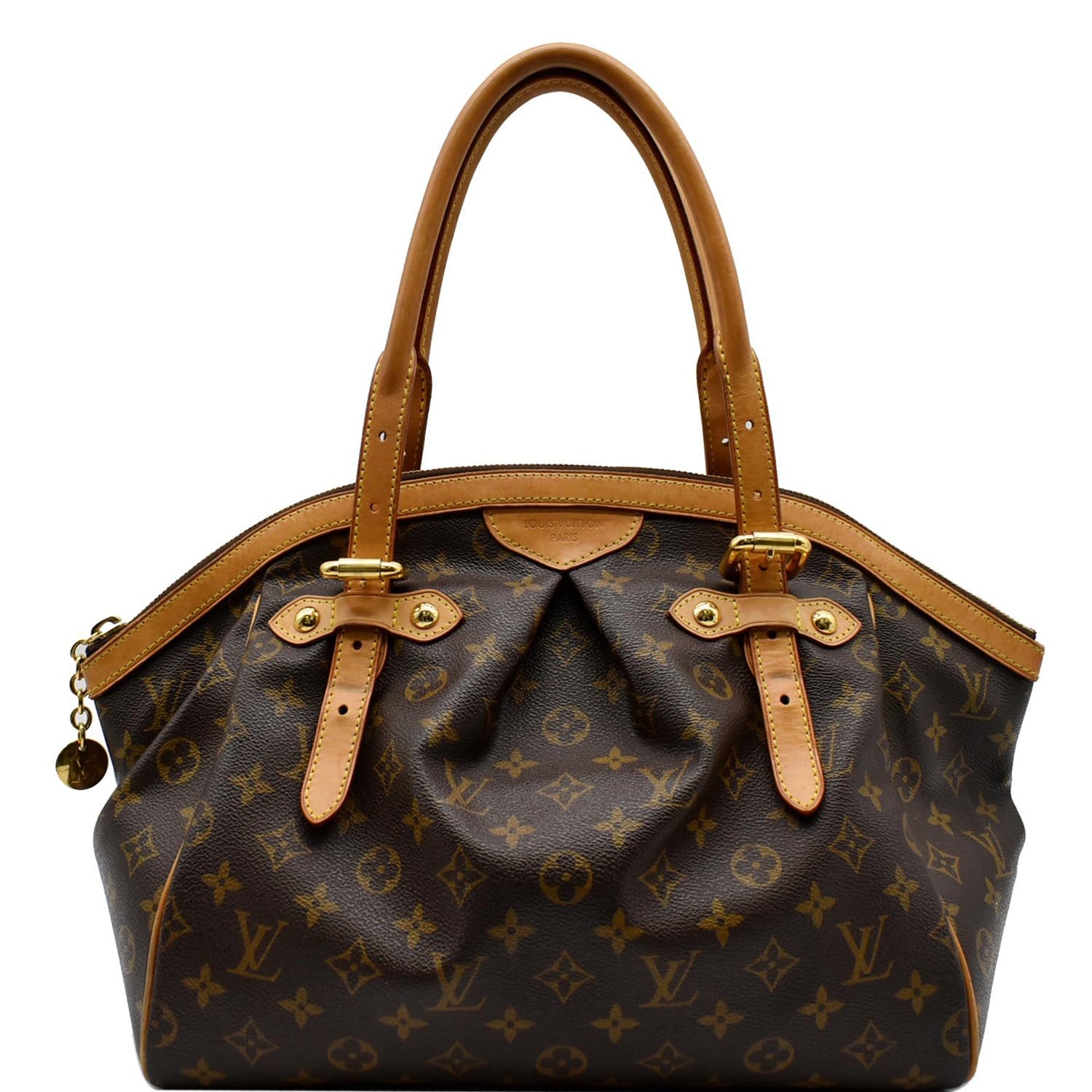 LOUIS VUITTON Tivoli GM Monogram Canvas Shoulder Bag Brown