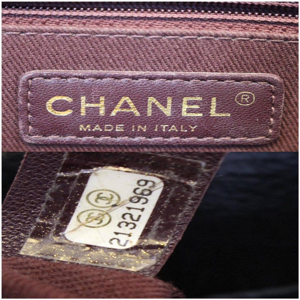 CHANEL Urban Mix Flap Calfskin Python Shoulder Bag Black