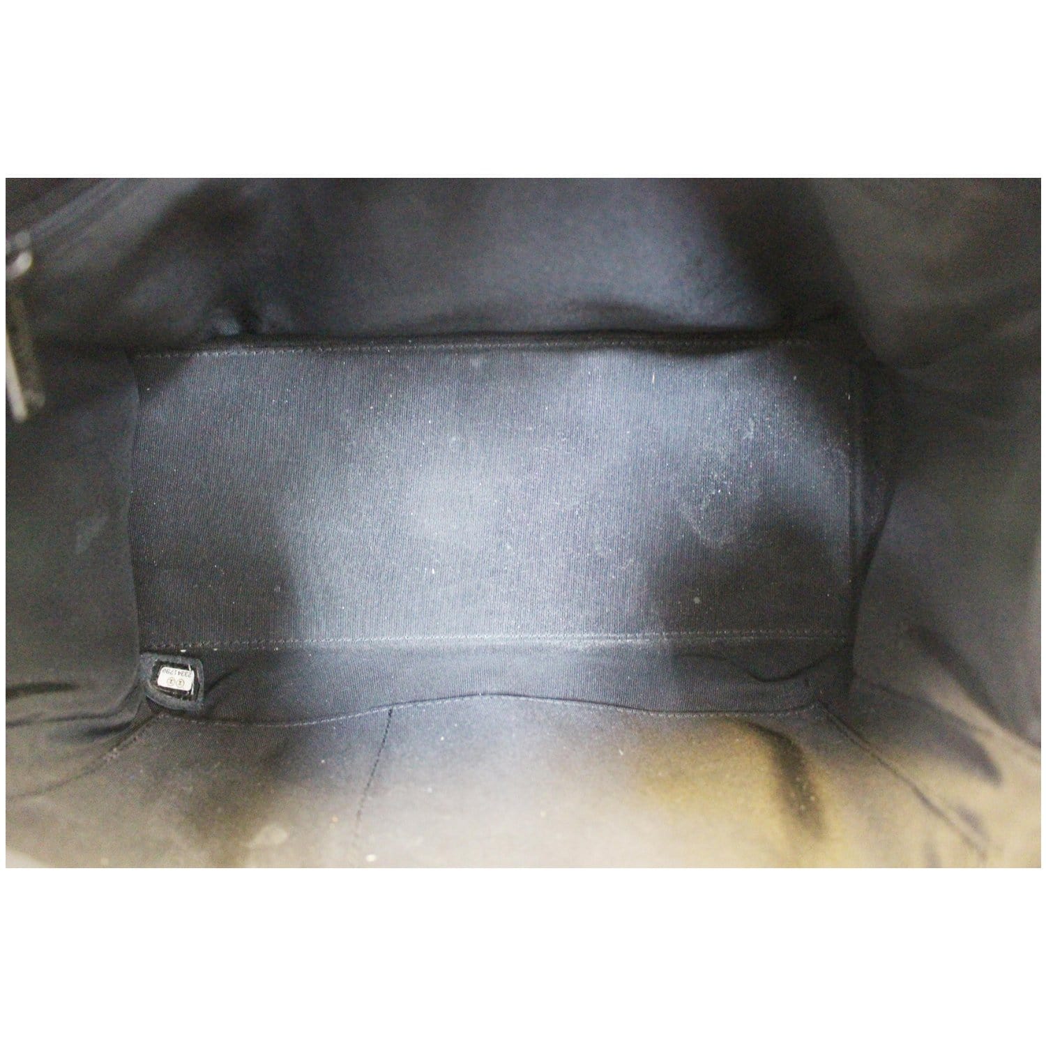 CHANEL Metallic Grained Calfskin Quilted Leather Bowling Bag