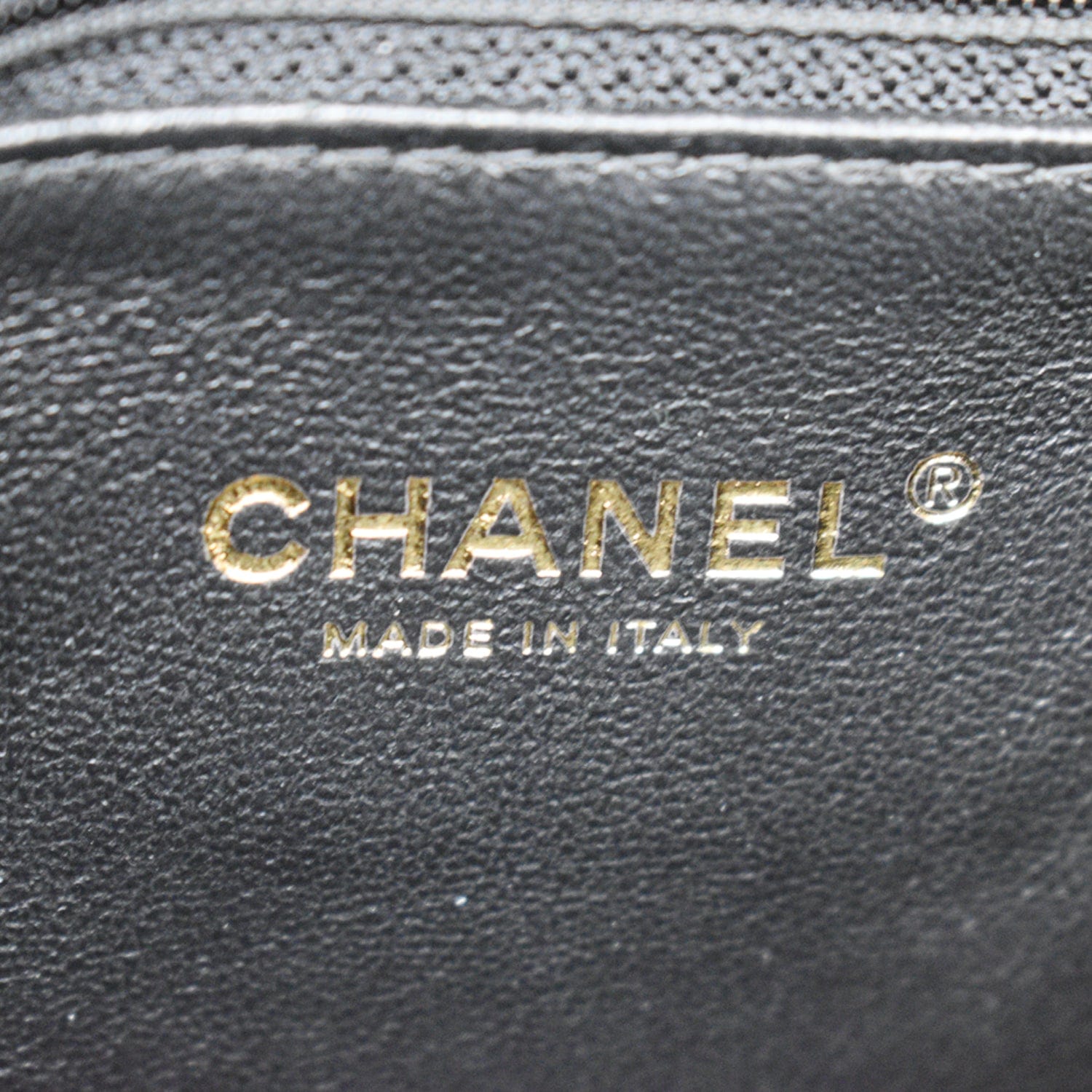 CHANEL Coco Mini Top Lizard Handle Caviar Leather Shoulder Bag Black