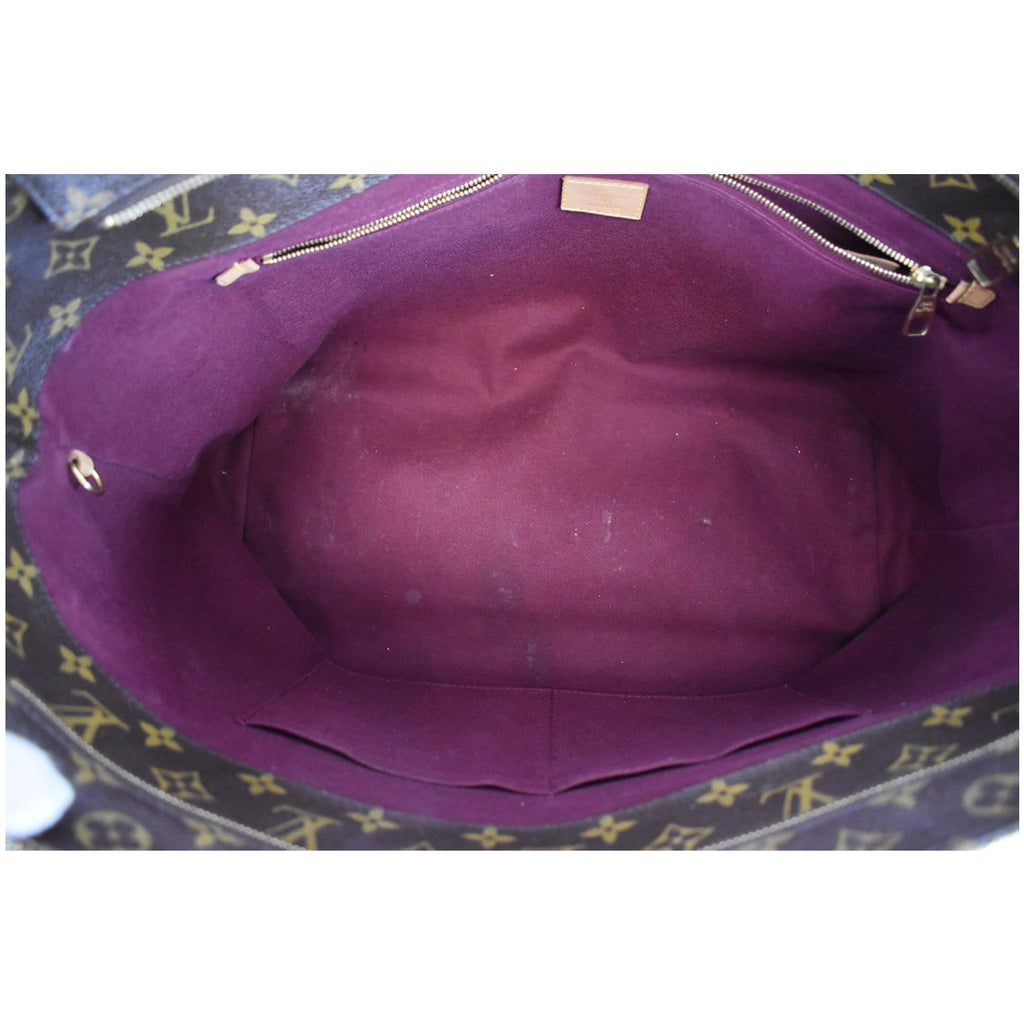 LOUIS VUITTON Raspail MM Monogram Canvas Shoulder Bag Brown