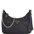 PRADA Re-Edition 2005 Nylon Shoulder Bag Black