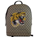 GUCCI L'Aveugle Par Amour Print GG Supreme Backpack Bag Beige 419584