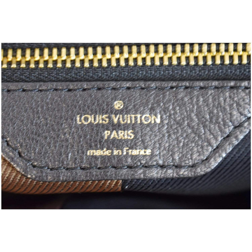LOUIS VUITTON Blocks Stripes Monogram Leather Tote Bag Tri-Color