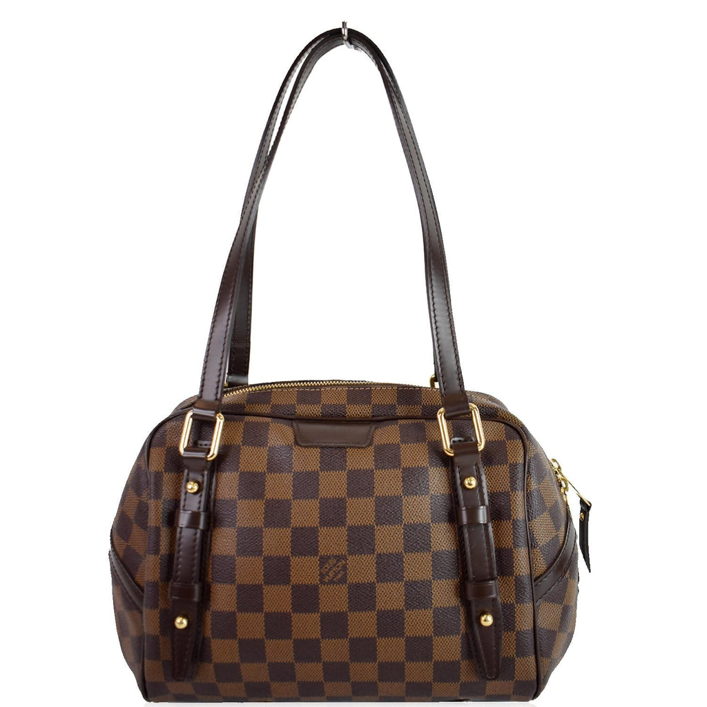 LOUIS VUITTON Rivington PM Damier Ebene Shoulder Bag Brown