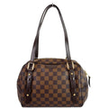 LOUIS VUITTON Rivington PM Damier Ebene Shoulder Bag Brown