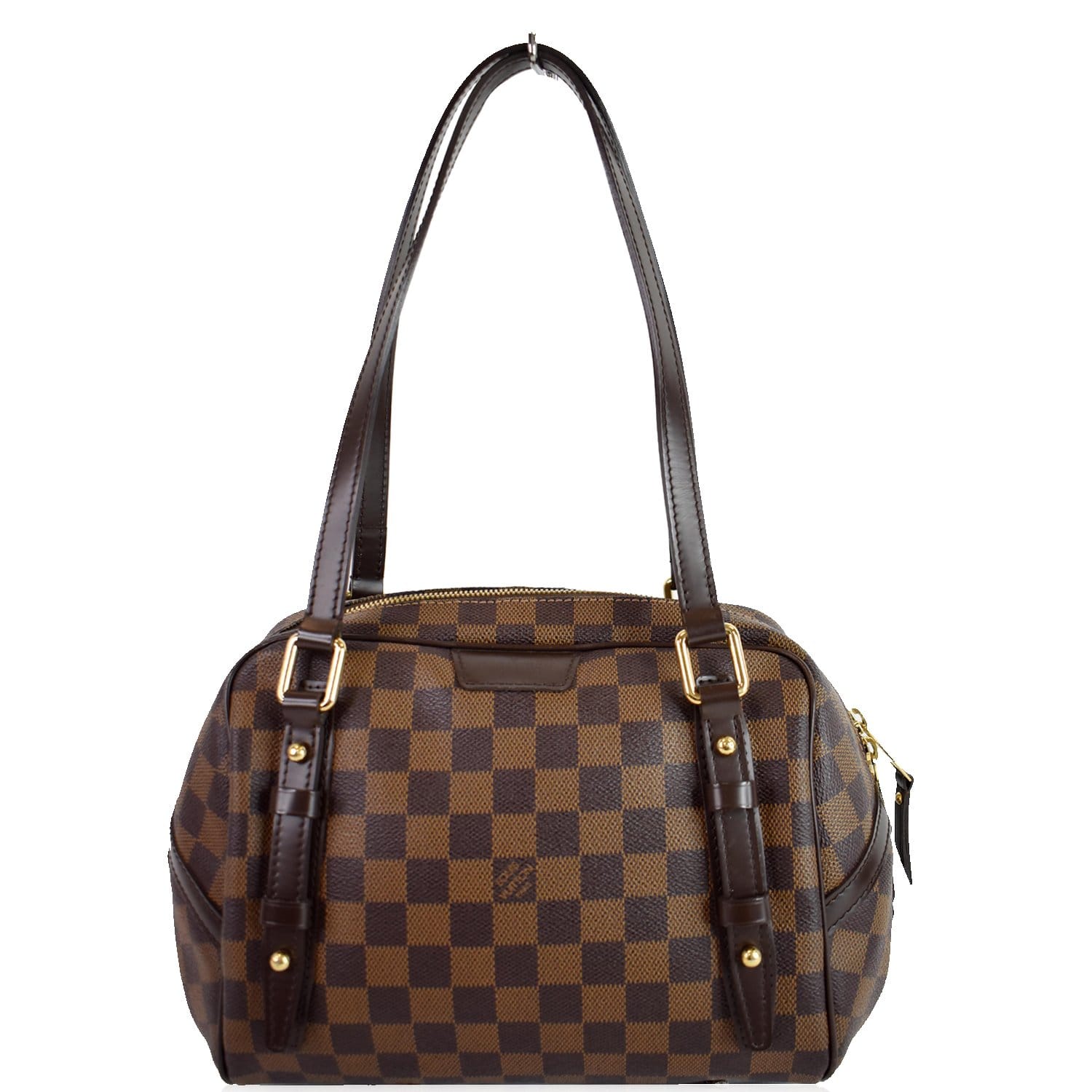 LOUIS VUITTON Rivington PM Damier Ebene Shoulder Bag Brown