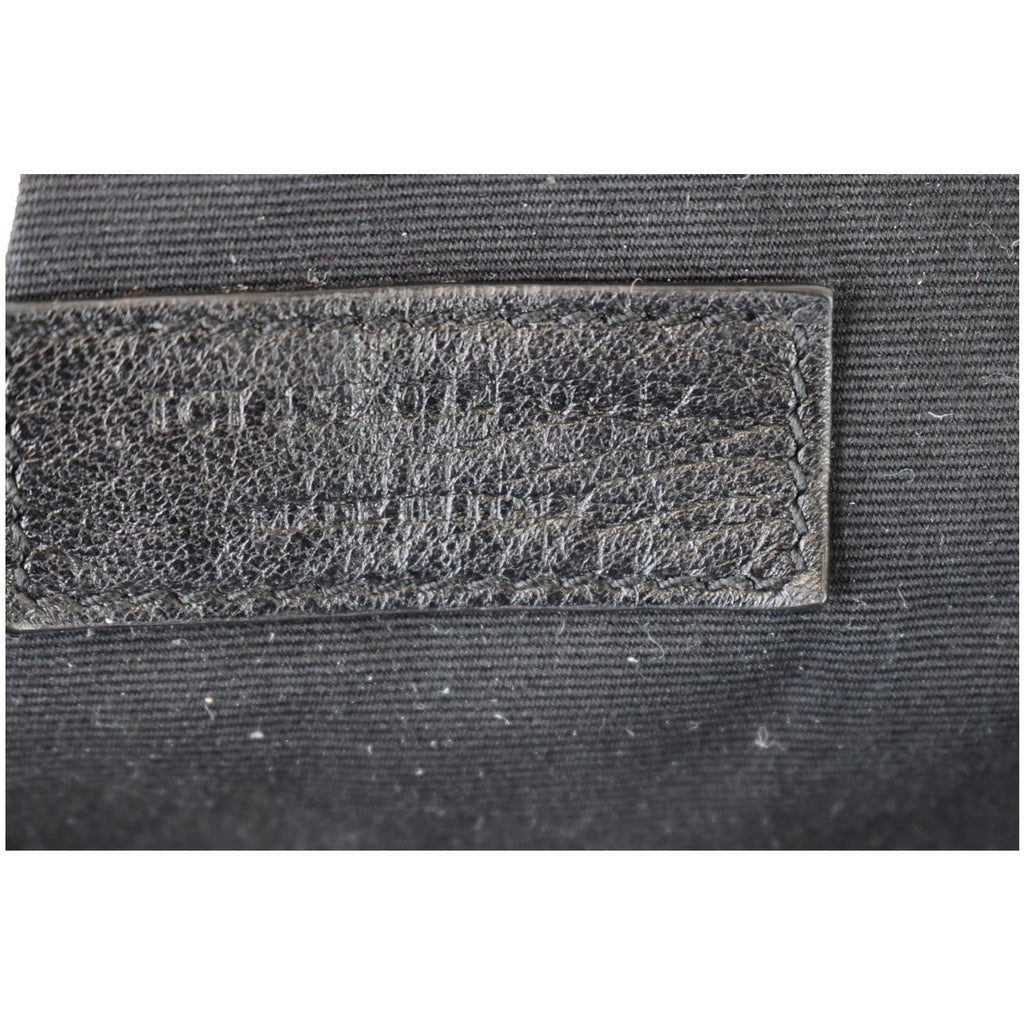 YVES SAINT LAURENT Large Loulou Calfskin Matelasse Chain Shoulder Bag Black