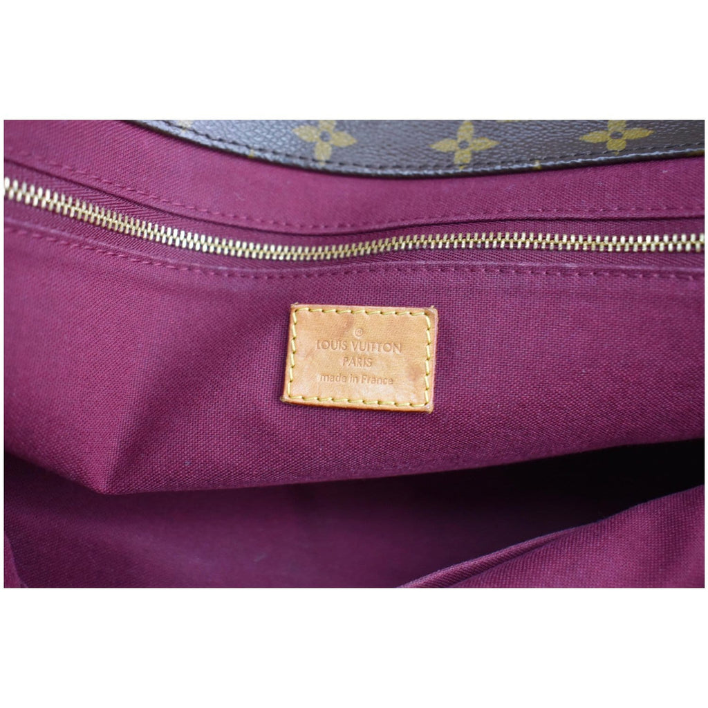 LOUIS VUITTON Raspail GM Monogram Canvas Shoulder Bag Brown