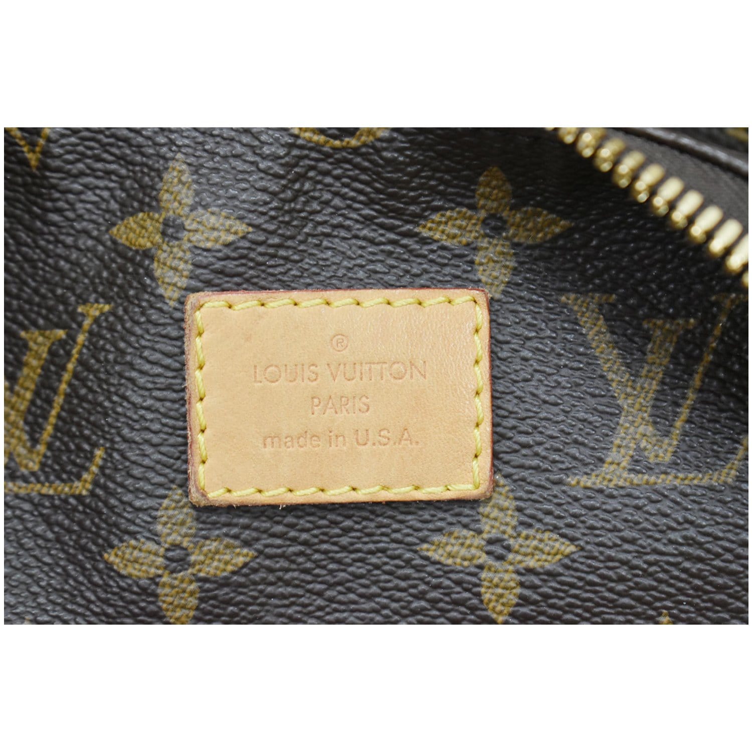 LOUIS VUITTON Sully MM Monogram Canvas Shoulder Bag Brown
