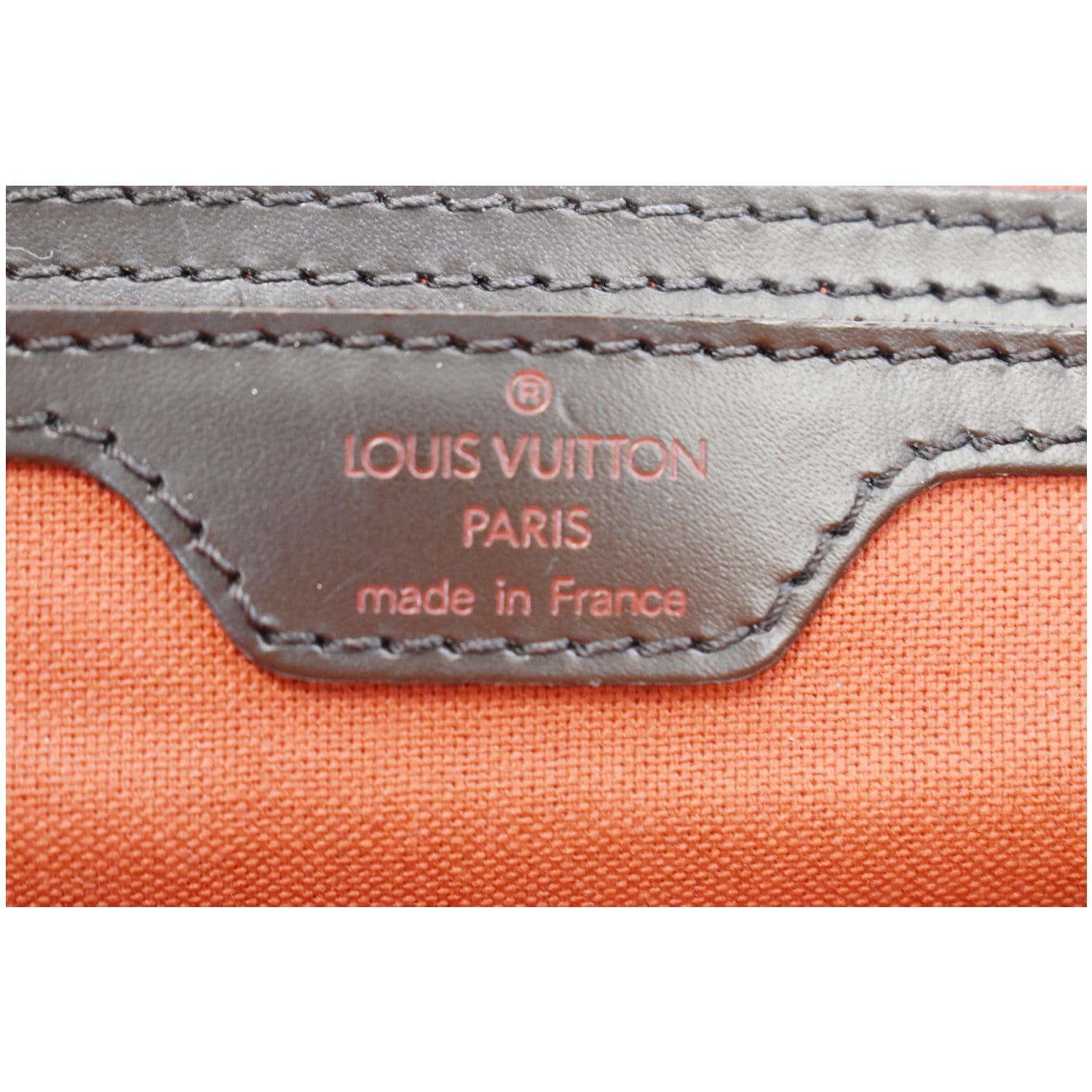 LOUIS VUITTON Soho Damier Ebene Backpack Bag Brown
