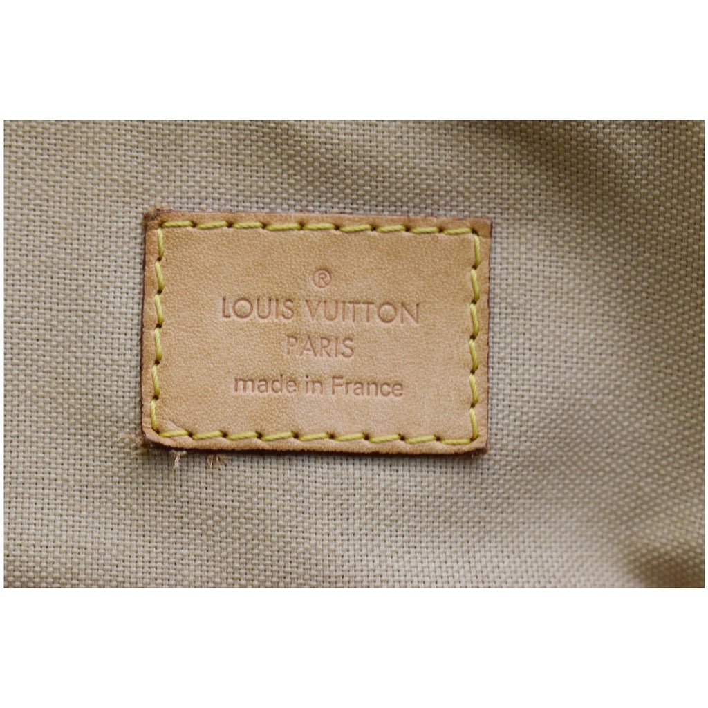 LOUIS VUITTON Siracusa GM Damier Azur Shoulder Bag White