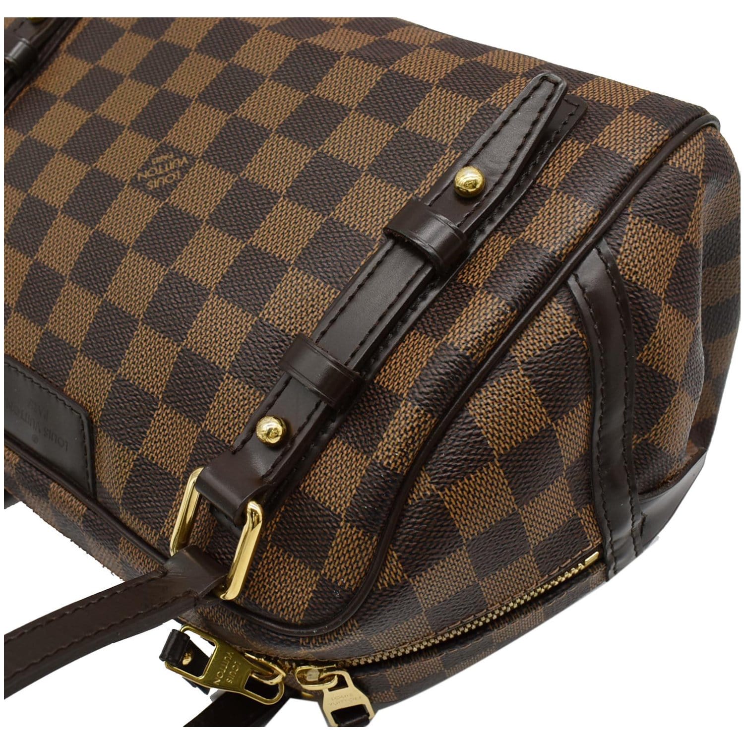 LOUIS VUITTON Rivington PM Damier Ebene Shoulder Bag Brown