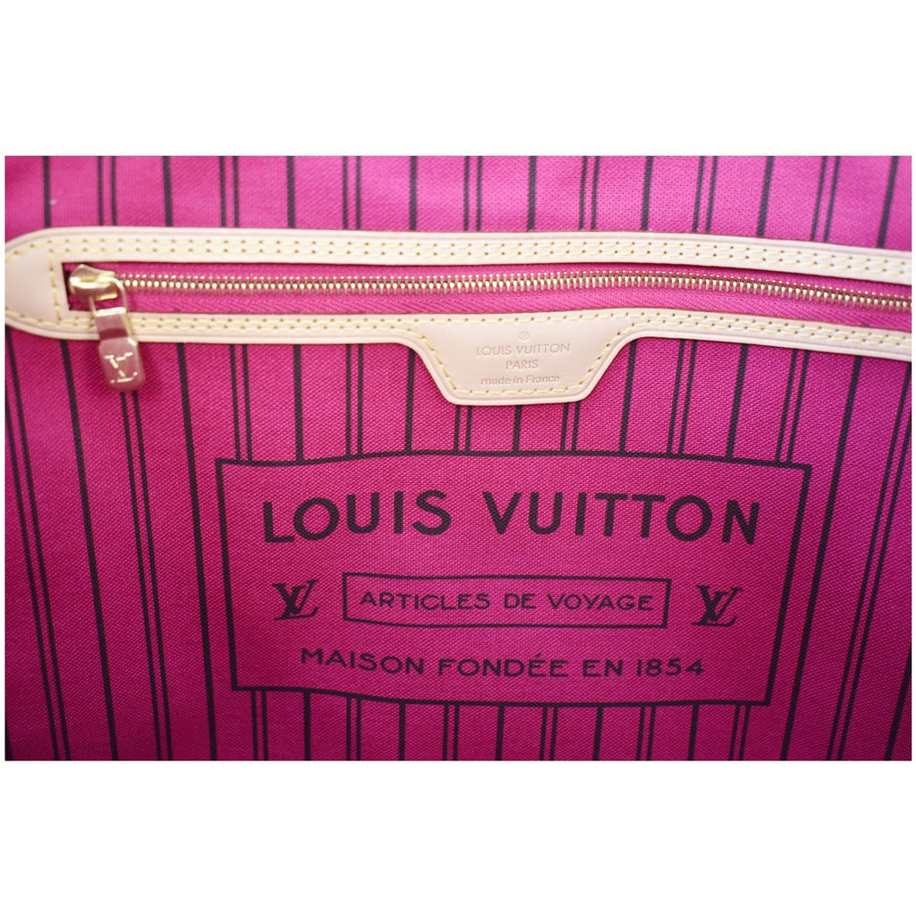 LOUIS VUITTON Monogram Canvas Neverfull MM Brown Tote Bag