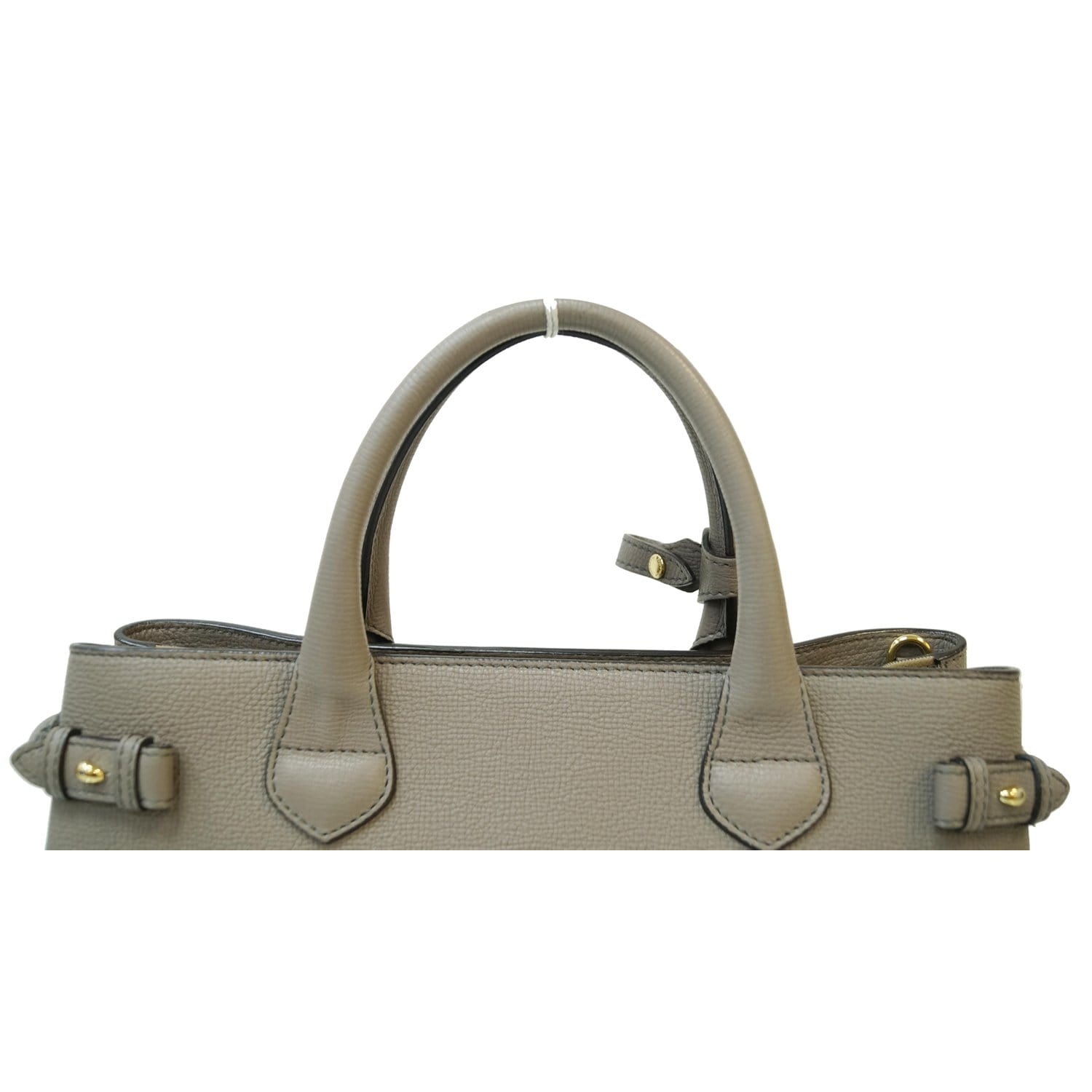 BURBERRY House Check Medium Banner Tote Bag Taupe