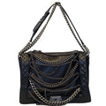 CHANEL Boy Enchained Large Calfskin Leather Flap Shoulder Bag Black