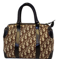 CHRISTIAN DIOR Monogram Logo Boston Duffle Bag