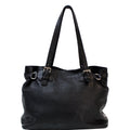 PRADA Vitello Daino Leather Shoulder Bag Black