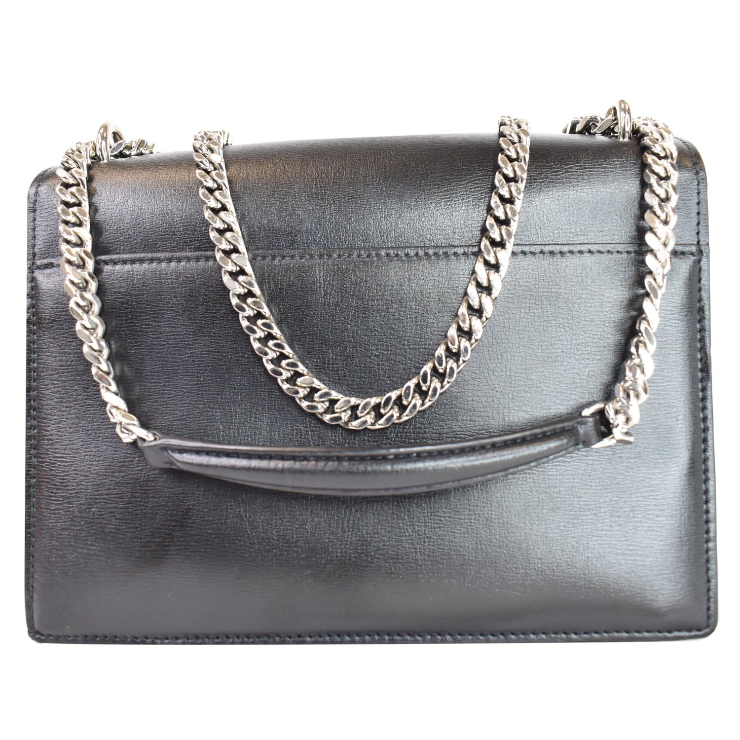 YVES SAINT LAURENT Sunset Medium Leather Shoulder Bag Black