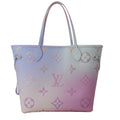 LOUIS VUITTON Neverfull MM Monogram Canvas Tote Bag Sunrise Pastel