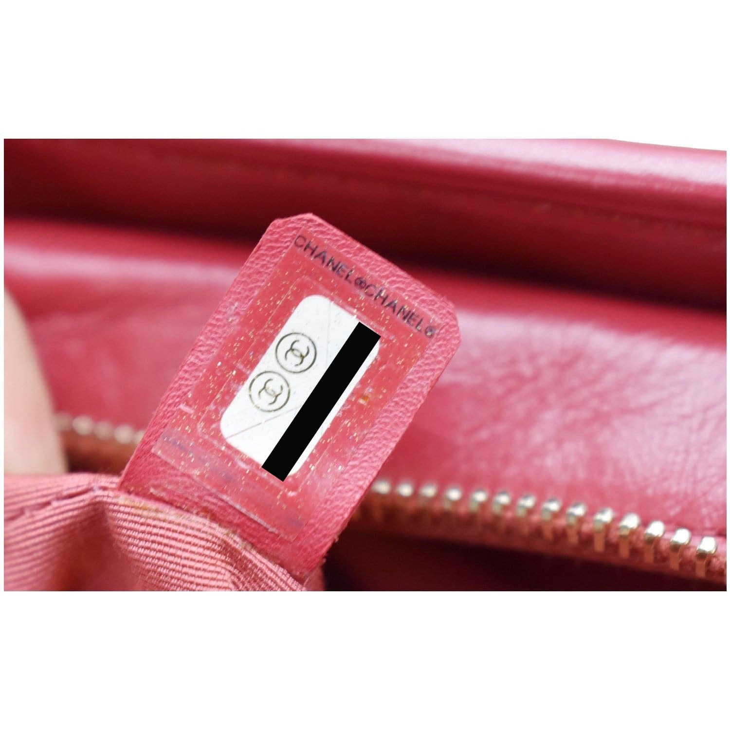 CHANEL Gabrielle Small Aged Calfskin Leather Hobo Crossbody Bag Orange