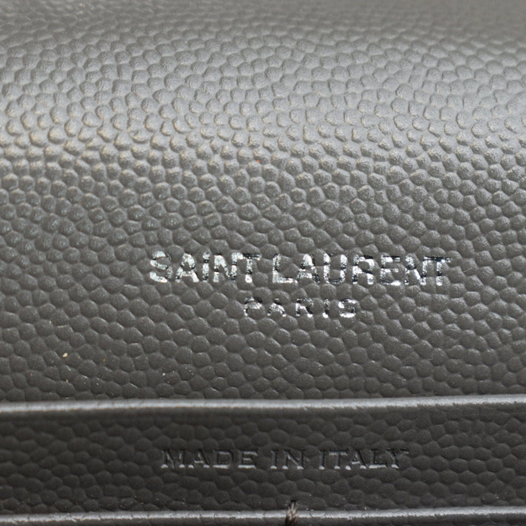 YVES SAINT LAURENT Small Kate Tassel Leather Shoulder Bag Grey - Hot Deals