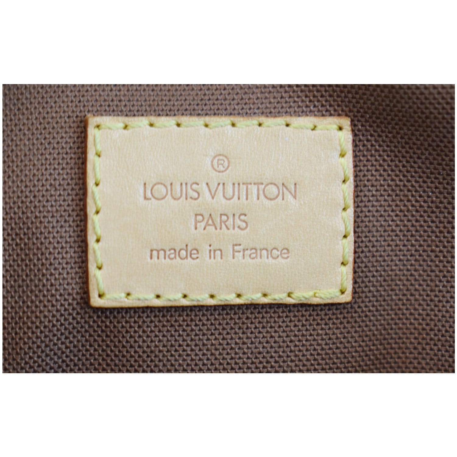 LOUIS VUITTON Batignolles Vertical Monogram Canvas Tote Bag Brown