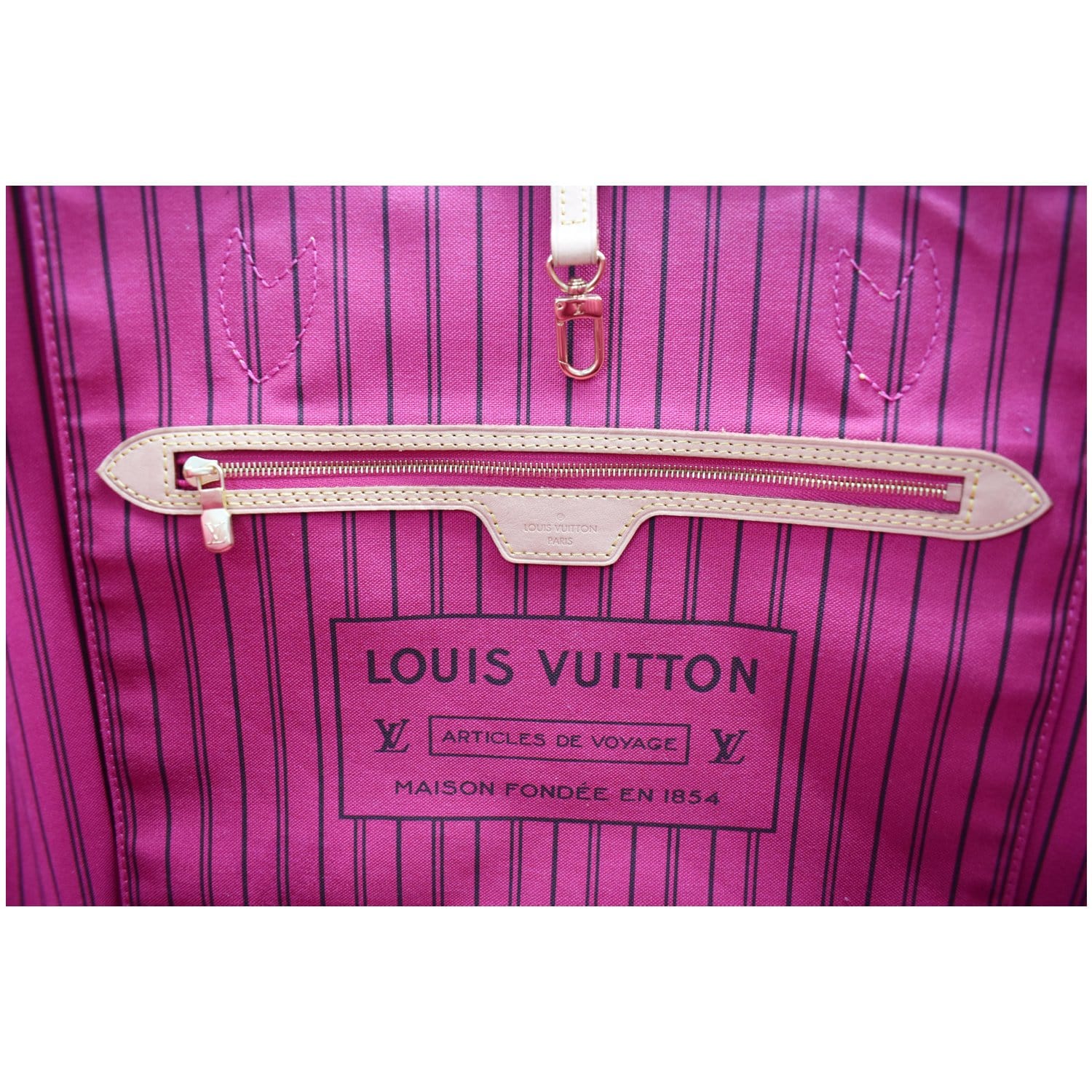 LOUIS VUITTON Neverfull GM Monogram Canvas Tote Bag Brown