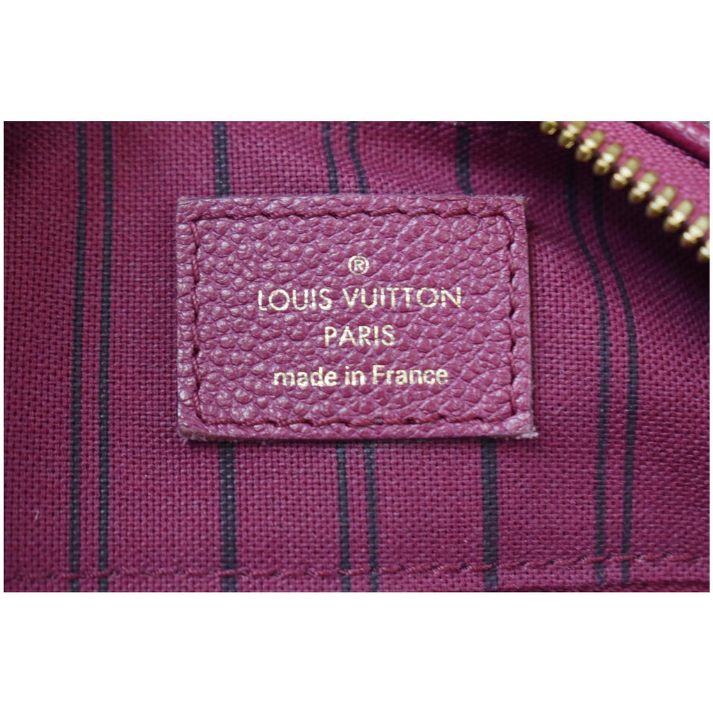 LOUIS VUITTON Speedy 25 Bandouliere Empreinte Leather Shoulder Bag Purple