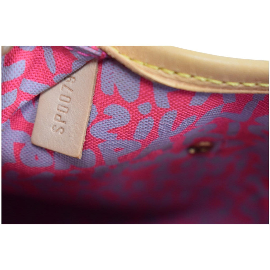 LOUIS VUITTON Neverfull GM Monogram Graffiti Tote Bag Pink