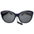 Christian Dior DIORRIBBON 1NF S5X8A Women Black Blue Sunglasses Grey Lens