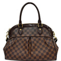LOUIS VUITTON Trevi PM Damier Ebene Shoulder Bag Brown
