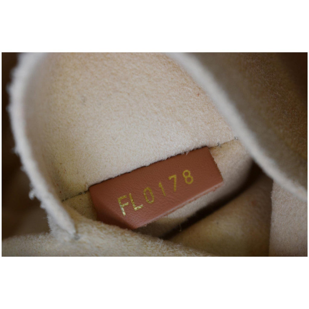 LOUIS VUITTON Tuileries Monogram Canvas Shoulder Bag Sesame Peach Creme
