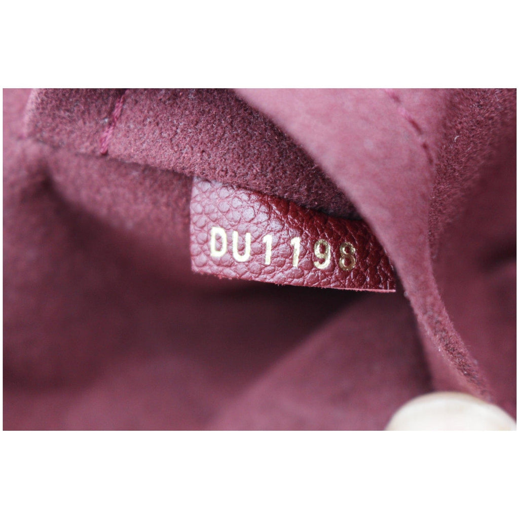 LOUIS VUITTON Surene MM Monogram Canvas Shoulder Bag Bordeaux