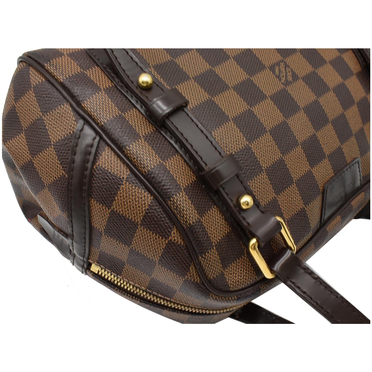 LOUIS VUITTON Rivington PM Damier Ebene Shoulder Bag Brown
