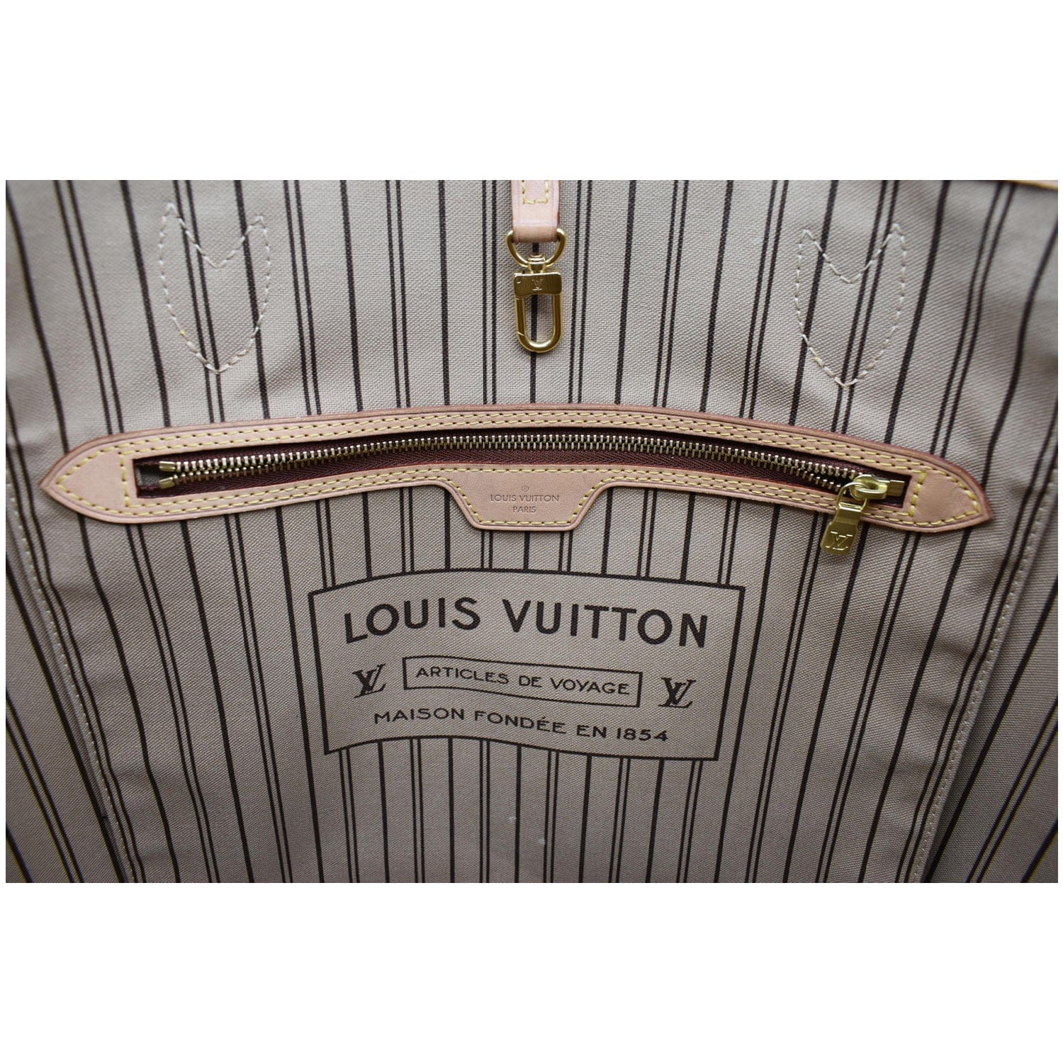 LOUIS VUITTON Neverfull GM Monogram Canvas Tote Bag Brown