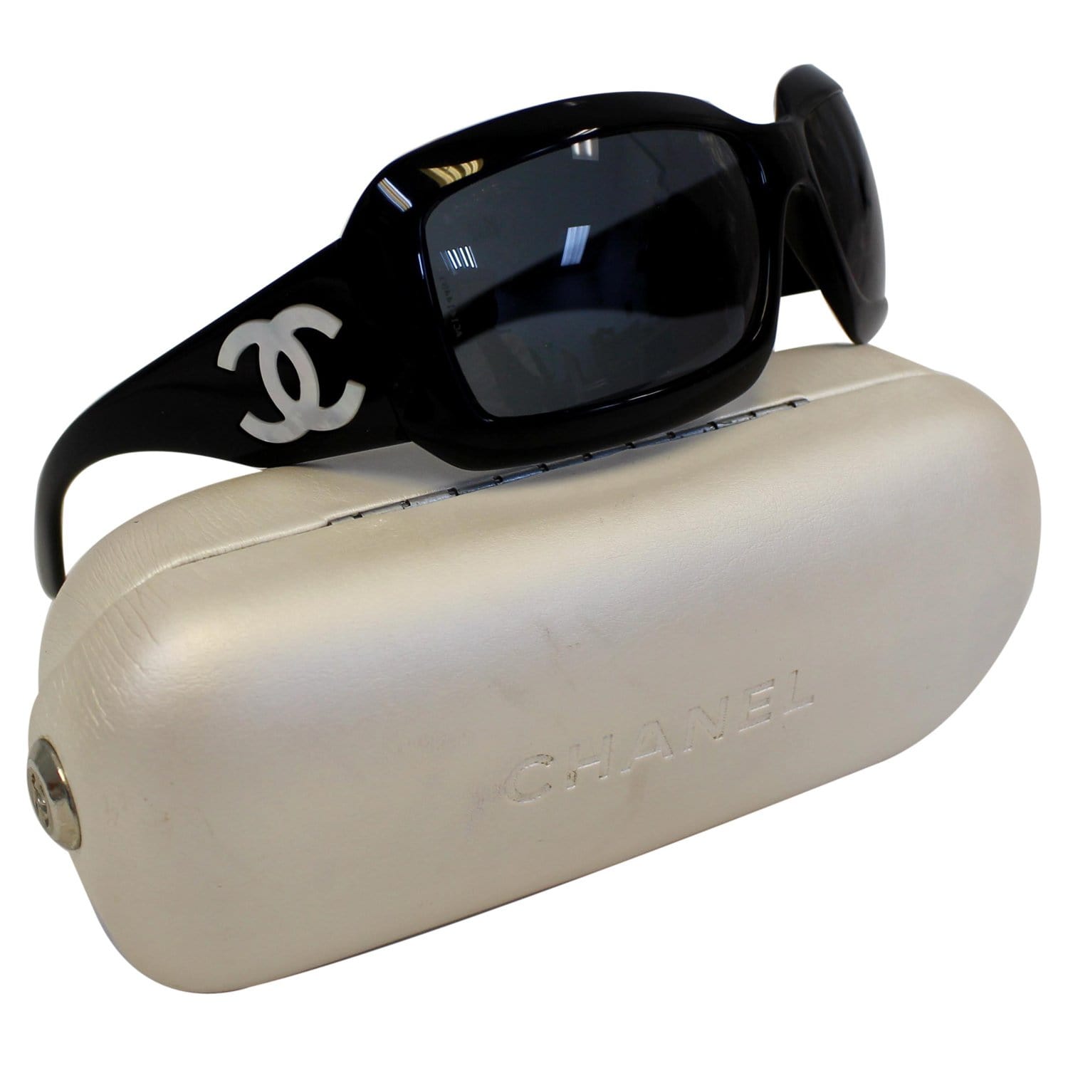 CHANEL Mother of Pearl Sunglasses 5076H Black