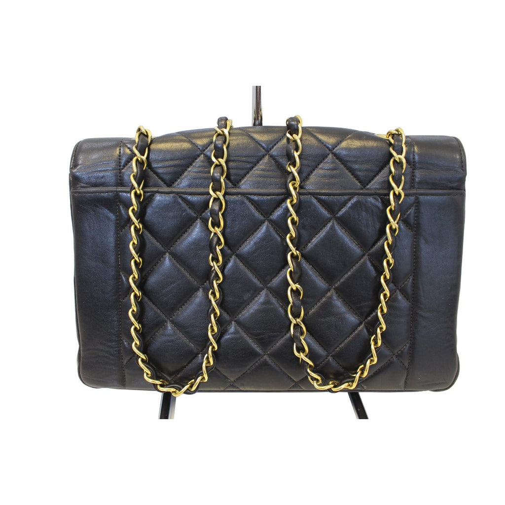 CHANEL Diana Classic Flap Quilted Leather Crossbody Bag