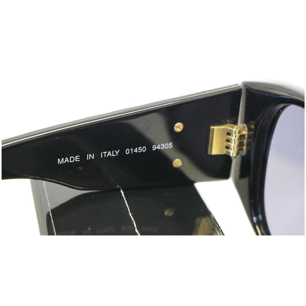 CHANEL Black Vintage Quilted Sunglasses 01450