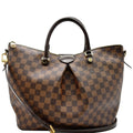LOUIS VUITTON Siena MM Damier Ebene Shoulder Bag Brown