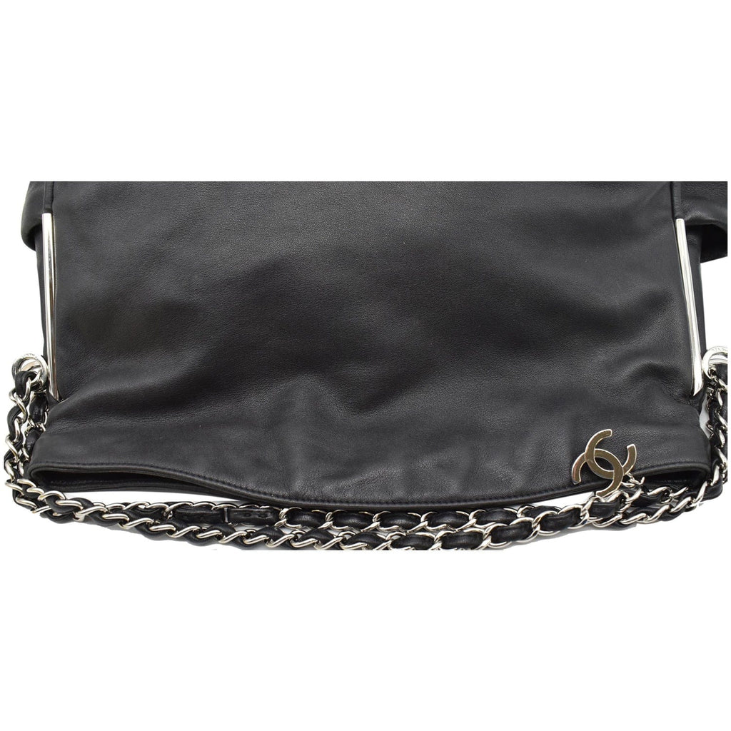CHANEL Ultimate Soft Lambskin Leather Tote Black