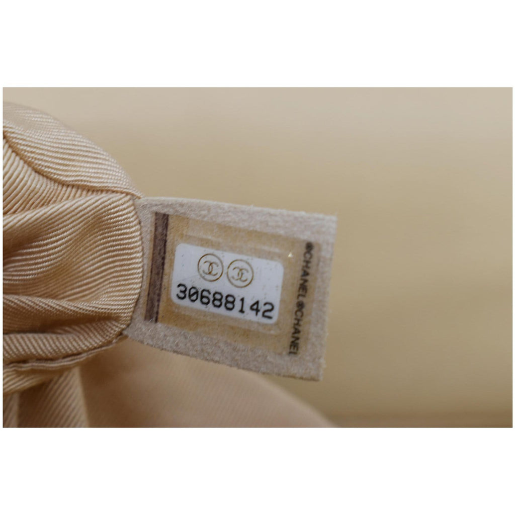 CHANEL 19 Large Lambskin Leather Shoulder Bag Nude