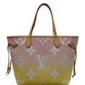 LOUIS VUITTON Neverfull MM Pool Monogram Giant Tote Shoulder Bag Light Pink